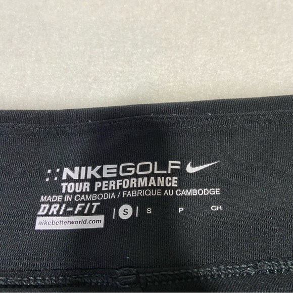 NIKE Dri-Fit No Sew Black Golf Skort Shorts Skirt Zip Pockets Women’s Size S - Picture 6 of 10